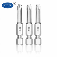 Embouts Torx magnétiques LXD T15, 50 mm, lot de 10, acier S2, embouts de tournevis à tige hexagonale de 1/4 po pour percer et vissage