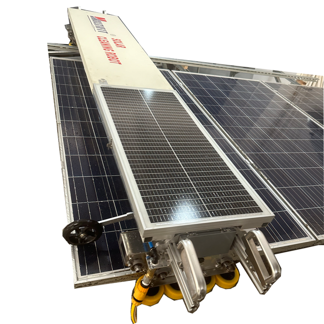 MULTIFIT Solar Panel Cleaning Robot with Self-charging System for Solar Pv Cleaning Machine Fully Automatic Solar Cleaner System