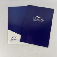 Dossier de présentation de documents A4 A5 personnalisé avec deux poches pour publicité et promotion, livraison rapide