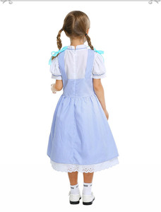 Enfants magicien d'Oz robe Halloween nouveau livre <span class=keywords><strong>semaine</strong></span> jour tenue enfant en bas âge filles Dorothy Costume - Product Image 5