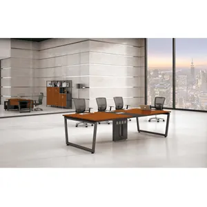 Direct Supplier Modern Style Office Table Wooden Conference Room Desk Meeting Table for Office Meeting Room