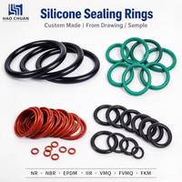 Anneaux toriques en silicone personnalisés -60 ℃   ~ +230 ℃   Joints en caoutchouc EPDM résistants aux hautes températures pour l'étanchéité des conduites de liquide de capteur automobile