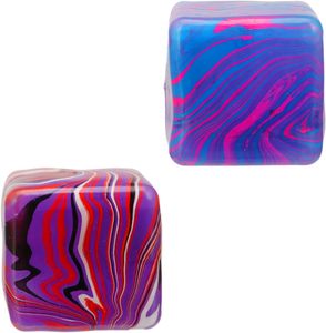 Juguetes Antiestrés con Forma de Cubo de Hielo, Diseño Nuevo, Cubo Cuadrado para Aliviar el Estrés, Bola de Maltozina para Apretar, Juguetes Sensoriales para Niños de 5 a 7 Años, Unisex - Product Image 1