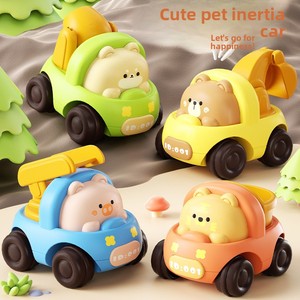 Juguete Educativo de Vehículo de Ingeniería y Camión de Bomberos con Inercia para Niños, Venta al por Mayor, Premio en Cápsula, Novedad Transfronteriza - Product Image 1