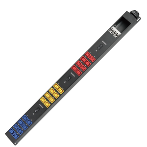 Fabrika 24 Portlu PDU Raf Sunucusu <span class=keywords><strong>GPU</strong></span> Muhafazası Akıllı PDU Devre Kesici ile - Product Image 1