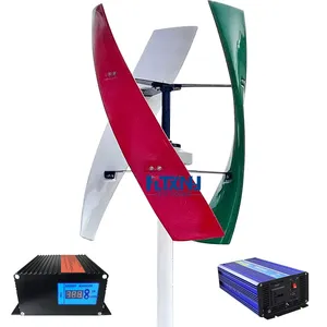 Aerogenerador de Eje Vertical Helicoidal Pequeño de 250W, 48V, 1000W, 5KW, 220V - Precio - Product Image 1