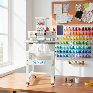 Máquina <span class=keywords><strong>de</strong></span> Bordar Plana Computarizada Industrial Yinghe <span class=keywords><strong>de</strong></span> 9 Agujas, Nueva y <span class=keywords><strong>de</strong></span> Alta Calidad, para Gorras/Camisetas, Almacén en <span class=keywords><strong>Nigeria</strong></span> - Product Image 1