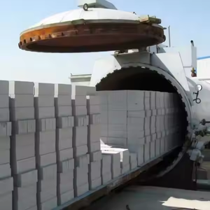 Linea di produzione in calcestruzzo aerato autoclavato fabbrica di silicato a vapore ad alta pressione per la costruzione di mattoni di cemento - Product Image 2