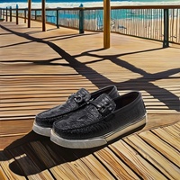 Mocassins en cuir véritable faits main de haute qualité, confortables et décontractés pour hommes, style espadrilles, pour l'hiver et l'automne