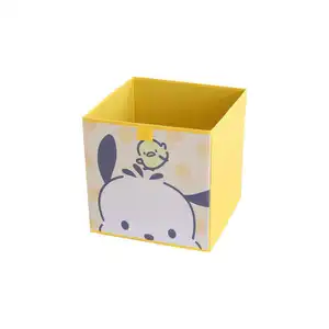 Caja de almacenamiento no tejida de tela de algodón y lino, caja tejida, contenedor de clasificación de juguetes, caja de colección de monedas