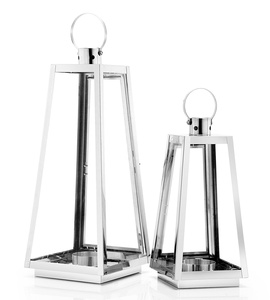 Set di Lanterne <span class=keywords><strong>in</strong></span> Acciaio Inox e <span class=keywords><strong>Vetro</strong></span> per Festival, Matrimoni e Campeggio, <span class=keywords><strong>Portacandele</strong></span> <span class=keywords><strong>da</strong></span> Tavolo e Sospeso Oro e Argento - Product Image 6