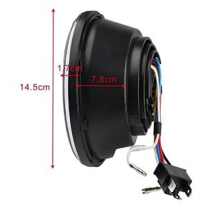 Nuevo Faro LED Rojo de 5.75 Pulgadas para Motocicleta Sportster Dyna Iron 883 Wide Glide, Luz de Proyector, Marca Morsun - Product Image 5