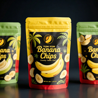 Sachets d'emballage alimentaire personnalisés en matériau laminé, pochettes en aluminium et plastique pour chips de plantain et de pommes de terre, sachets de snacks, marque de premier plan PT
