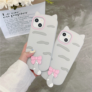 Cover per Cellulare 3D in Silicone Morbido con Gattino Carino per iPhone Serie 11/12/13/14 - Product Image 5