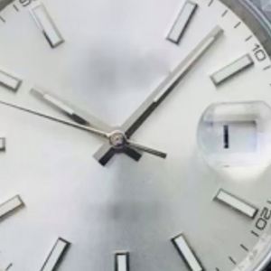 Relojes de pulsera de calendario al por mayor, de alta calidad, modernos y sencillos, con esferas de acero inoxidable de 41 mm y movimientos mecánicos. - Product Image 2