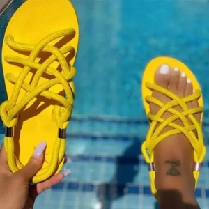 2021 nuovo Confortevole <span class=keywords><strong>Donna</strong></span> Casuale Della Spiaggia di Estate delle donne <span class=keywords><strong>sandali</strong></span> di <span class=keywords><strong>corda</strong></span> scarpe nuovi arrivi <span class=keywords><strong>sandali</strong></span> di <span class=keywords><strong>corda</strong></span> di canapa - Product Image 5