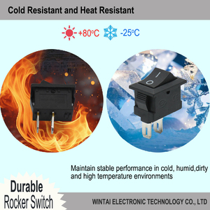 مفتاح هزاز صغير KCD11 من Wintai-Tech ، مفتاح هزاز 12 فولت 24 فولت ، مفتاح هزاز صغير - Product Image 5