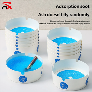 منفضة سجائر محمولة من الفوم للاستخدام مرة واحدة سريعة الامتصاص بشعار مخصص للترويج بالجملة - Product Image 5