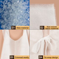 Cape de coiffeur jetable Wanmei en PP, tablier en plastique pour la coupe de cheveux, jetable, pour salon de coiffure