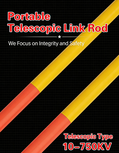 عصا عازلة تلسكوبية دائرية من الألياف الزجاجية عالية الجهد - Product Image 2