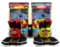 Máquina de juegos de carreras para jugadores dobles, simulador de arcade con monedas, LCD MANX TT de 42 ", 2022