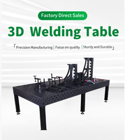 Support de hauteur pour table de soudage 3D en fonte pour assurer la précision de la soudure des pièces