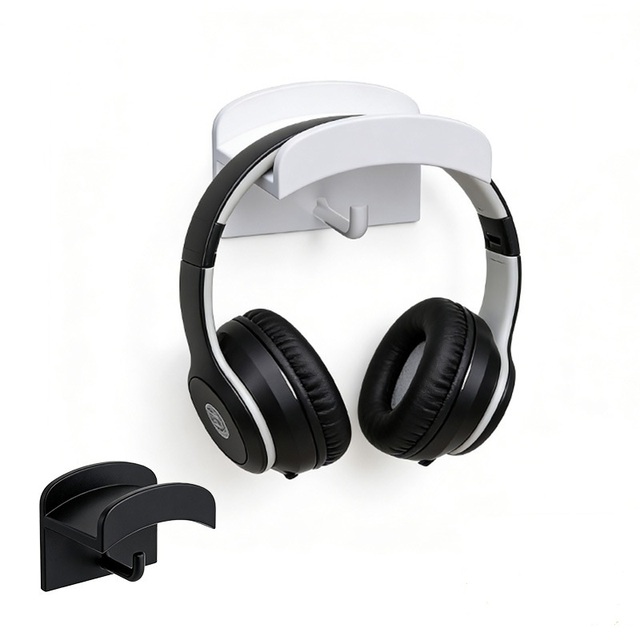 Headphone Hanger Holder Wall Mount, Headset Hook Under Desk, Universal