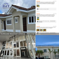 Fenêtre coulissante UPVC résistante aux ouragans, cadre en PVC, verre trempé, étanche, insonorisée, design moderne, best-seller pour les Bahamas