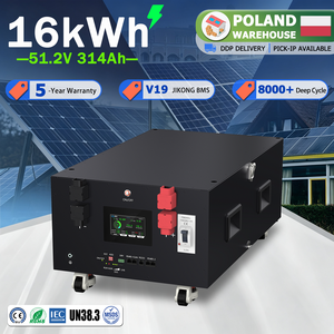 แบตเตอรี่ลิเธียม Lifepo4 ยี่ห้อ JK V19 BMS 51.2v 314Ah ความจุ 16kWh สำหรับสำรองไฟบ้าน 8000 รอบการใช้งาน ผลิตในยุโรป มีสินค้าในสต็อก - Product Image 1