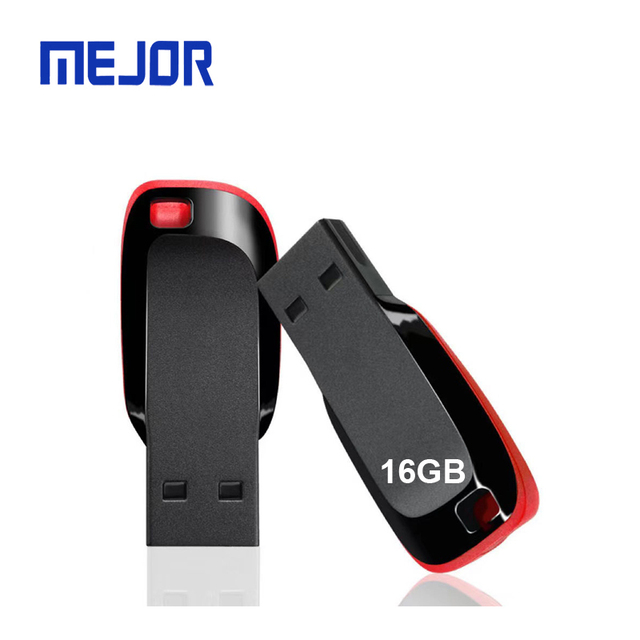 Wholesale USB 2.0 16GB Custom Logo Mini Flash Drive Waterproof Preloaded Data Free Plastic for Promotion Gifts