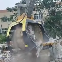 Bucket Penyaring MONDE untuk Excavator 3 hingga 45 Ton, Drum Putar untuk Pemisahan Pasir, Tanah, dan Kerikil