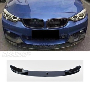 For BMW 4 Series F32 F33 M-Tech 2013-2020 MP Style Car Front Bumper Lip <b>Splitter</b> Diffuser Body Kit Bumper Guard Protector - Product Image 2