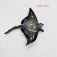 Vente en gros d'ornements nautiques, côtiers, marins, tortues en résine, tortues marines, requins, dauphins, figurines souvenirs, aimants pour réfrigérateur