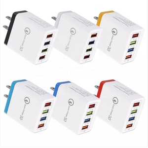 <span class=keywords><strong>4</strong></span> USB ชาร์จเร็ว5V 3.1A QC3.0อะแดปเตอร์ชาร์จไฟติดผนังปลั๊ก USB ชาร์จเร็วสำหรับโทรศัพท์มือถือ5V/2.4A ไฟฟ้า - Product Image 2