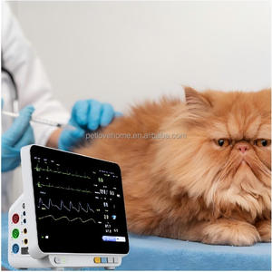 Moniteur patient multiparamétrique multi-langues pour animaux vétérinaires en soins intensifs, écran tactile 14 pouces, compatible IRM, <span class=keywords><strong>appareil</strong></span> hospitalier en plastique - Product Image 2