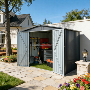 Montage facile avec fonction anti-corrosion. Abri <span class=keywords><strong>de</strong></span> <span class=keywords><strong>jardin</strong></span> <span class=keywords><strong>en</strong></span> métal économique, fabriqué <span class=keywords><strong>en</strong></span> Chine - Product Image 3