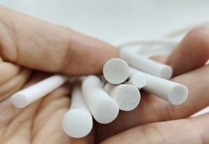 Custom Size White <strong>Silicone</strong>/EPDM Foam <strong>Strip</strong> Extruded Round/square Flat Dool <strong>Silicone</strong> Sponge Foam Rubber Seal <strong>Strip</strong> - Product Image 2