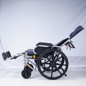 Fenghe Aluminum Alloy <b>Reclining</b> High Back Wheelchair Manual Foldable Ultra Lightweight For Elderly And Cerebral Palsy Users - Product Image 2