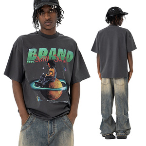 เสื้อเชิ้ตผู้ชายผ้าฝ้าย 100% ทรงโอเวอร์ไซส์ แขนสั้น พิมพ์ลายวินเทจ ระบายอากาศได้ดี สไตล์ลำลอง - Product Image 4