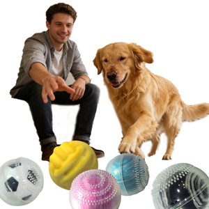 TPR+EVA Köpük Köpek İnteraktif Oyuncak Topu, Isırmaya Dayanıklı Diş Temizleyici Evcil Hayvan Oyuncağı - Product Image 1
