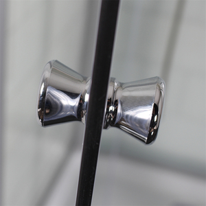 Oumeiga Cabine de <span class=keywords><strong>douche</strong></span> <span class=keywords><strong>italienne</strong></span> pré-assemblée Verre carré avec cadre Pivot Style ouvert pour salle de bain d'hôtel - Product Image 2