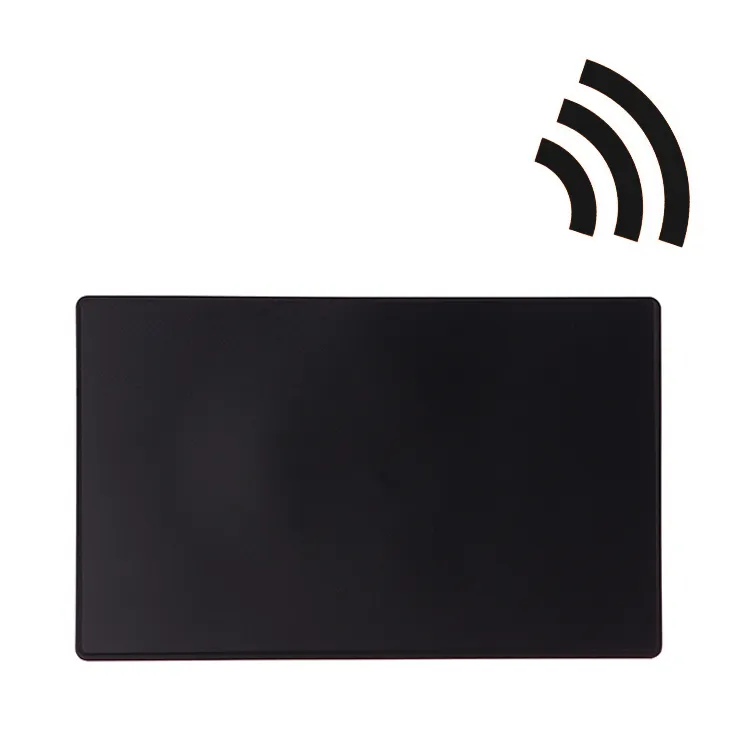 Carte in metallo con incisione Laser nfc black Metal + PVC laser incide un biglietto da visita in metallo dall'aspetto attraente nfc