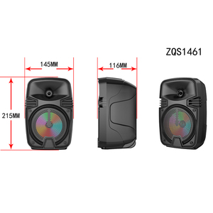 SING-E Zqs1461s Xách Tay Có Thể Sạc Lại Led Loa Với USB FM Đài Phát Thanh 4-Inch Woofer Du Lịch Thoải Mái Có Thể Sạc Lại Đúng Không Dây - Product Image 5