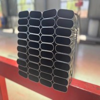 Çiftlik Serası ve Sulama Yapısı için Önceden Galvanizlenmiş ERW Oval Çelik Boru