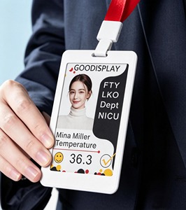Badge électronique NFC sans batterie, couleur intégrale, en papier électronique |   Écran ePaper 4 couleurs de 3,7 pouces, mise à jour en ligne, DMN037FW - Product Image 4