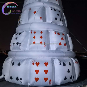 Torre de Póker Inflable Gigante Personalizada de Fábrica con <span class=keywords><strong>Soplador</strong></span>, Adecuada para Decoración de Actividades en Escenarios al Aire Libre y Publicidad - Product Image 2