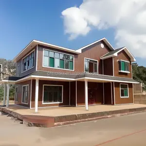 Fabricant chinois 2024 nouvelle maison de villa en acier kight intégrée