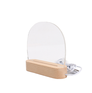 Wholesale Diy Acrylic 3D <b>Lamp</b> Modern Living Room Warm White Touch Control Middle Size LED Light Base - Product Image 1