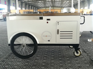 Chariot à hot-dogs d'extérieur, <span class=keywords><strong>vélo</strong></span> cargo, chariot alimentaire mobile de dernière génération, tricycle électrique multifonctionnel - Product Image 6