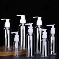 Botella Vacía de Plástico PET al por Mayor de 100ml 200ml 300ml 500ml con Bomba Dosificadora para Loción, Champú, Aceite Capilar, Envase Cosmético con Logotipo Personalizado